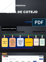 Lista de Cotejo