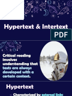 Hypertext and Intertext