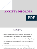 Anxiety Disorder