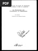 P. M. Sweezy - M. Dobb - K. Takahashi R. M. H I LT o N - C. H Ill - G. L e F e B V R e