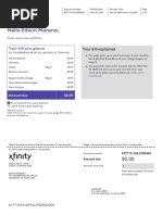 Att Wireless Bill Template | PDF