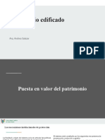 Patrimonio Edificado: Arq. Andrea Salazar