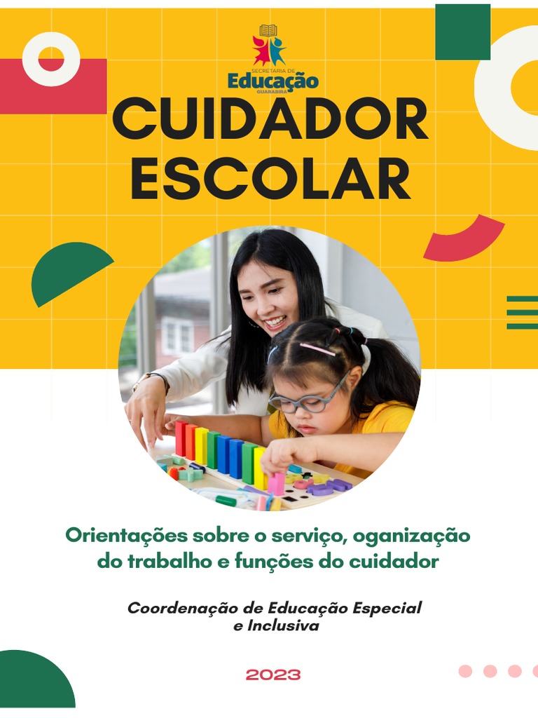Orientações para cuidadores escolares | PDF | Educação Especial | Pedagogia