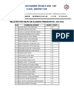 Escuela Secundaria Técnica Núm. 100: CLAVE: 20DST0116W