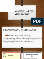 Pangangalap NG Mga Datos