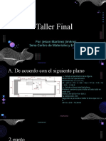 Taller Final: Por: Jeison Martinez Jiménez Sena-Centro de Materiales y Ensayos