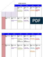 Jadwal Rapat Februari 2023