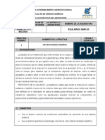 Carrera Plan de Estudios Clave de La Asignatura Nombre de La Asignatura Químico Farmacéutico Biólogo Equilibrios Simples