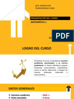 Presentación de Curso