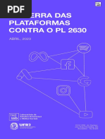 A Guerra Das Plataformas Contra o PL 2630 - NetLab UFRJ, Abril 2023