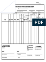 Annex 51 Inventory and Inspection Report of Unserviceable Property