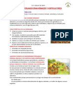 Los Primeros Peruanos Eran Nómades Y Horticultores: Análisis de La Información