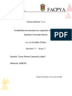 Casos Prácticos 1 y 2.: Semestre: 7° - Grupo: T