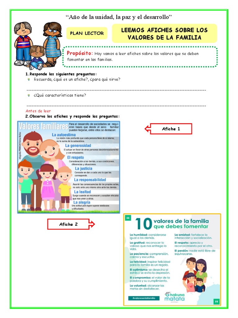 Fomentando Valores en la Familia | PDF