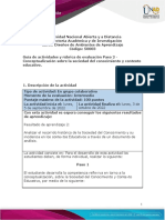 Guía de Actividades y Rúbrica de Evaluación - Unidad 1 - Paso 2 - Conceptualización Sobre Sociedad Del Conocimiento y Contexto Educativo