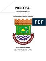 Proposal: Permohonan Bantuan Balai Warga RW 014 Perumahan Mutiara Puri Harmoni