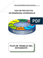 Método de Proyectos de Enseñanza Aprendizaje: Plan de Trabajo Del Estudiante