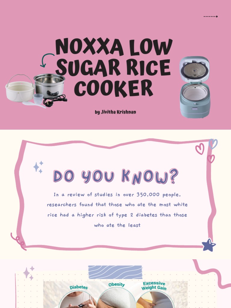 Noxxa Low Sugar Rice Cooker by Jivitha Krishnan PDF