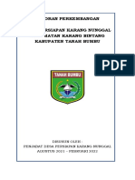 Laporan Perkembangan Desa Persiapan Karang Nunggal Kecamatan Karang Bintang Kabupaten Tanah Bumbu