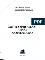 Código Procesal Penal Comentado: Pablo Sánchez Velarde