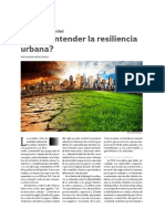 ¿Cómo Entender La Resiliencia Urbana?: Planeta Unla