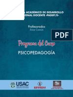 13 Programa Psicopedagogía