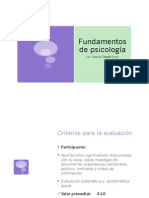 Fundamentos de psicología