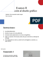 Examen II Introducción Al Diseño Gráfico: Nombre: Elvia Jeannette Gradiz Aragón No. de Cuenta