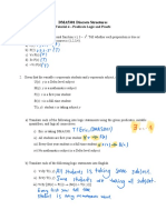 DMA5301 Discrete Structures Tutorial 4 Predicate Logic Proofs