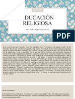 Educación Religiosa: "Libre Albedrío, Obligación y Prohibición"