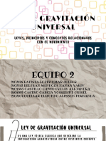 Ley de Gravitación Universal: Leyes, Principios Y Conceptos Relacionados Con El Movimiento