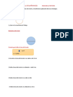 Problemas de Círculo y Circunferencia: Matemáticas 30/9/2021 Propósito