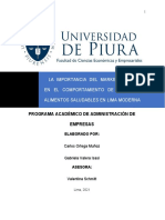 La Importancia Del Marketing Digital en El Comportamiento de Compra de Alimentos Saludables en Lima Moderna