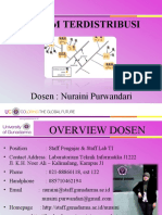 Sistem Terdistribusi: Dosen: Nuraini Purwandari