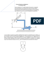 Examen - 2021 - 1 Mecanica de Maquinas