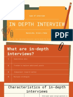 In Depth Interview