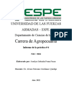 Carrera de Agropecuaria: Universidad de Las Fuerzas Armadas - Espe