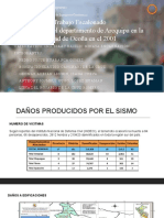 Trabajo Escalonado Terremoto en El Departamento de Arequipa en La Ciudad de Ocoña en El 2001