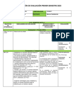 6° Plan Evaluativo Primer Semestre 2023