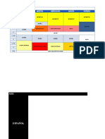 Horario de Clases 5°A: Lunes Martes Miércoles Jueves Viernes