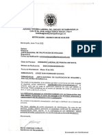 Comunicacion de Notificacion y Auto Admisorio de La Demanda.