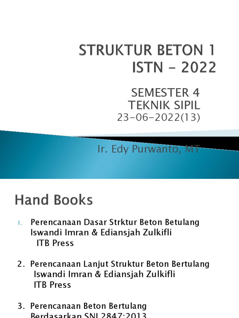 Struktur Beton 1 | PDF