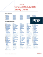 The Ultimate HTML & CSS Study Guide