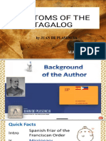 Customs of The Tagalog by Juan de Plasencia