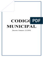 Codigo Municipal: Decreto Numero 12-2002