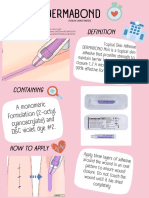 Dermabond: A Monomeric Formulation (2-Octyl Cyanoacrylate) and D&C Violet Dye #2