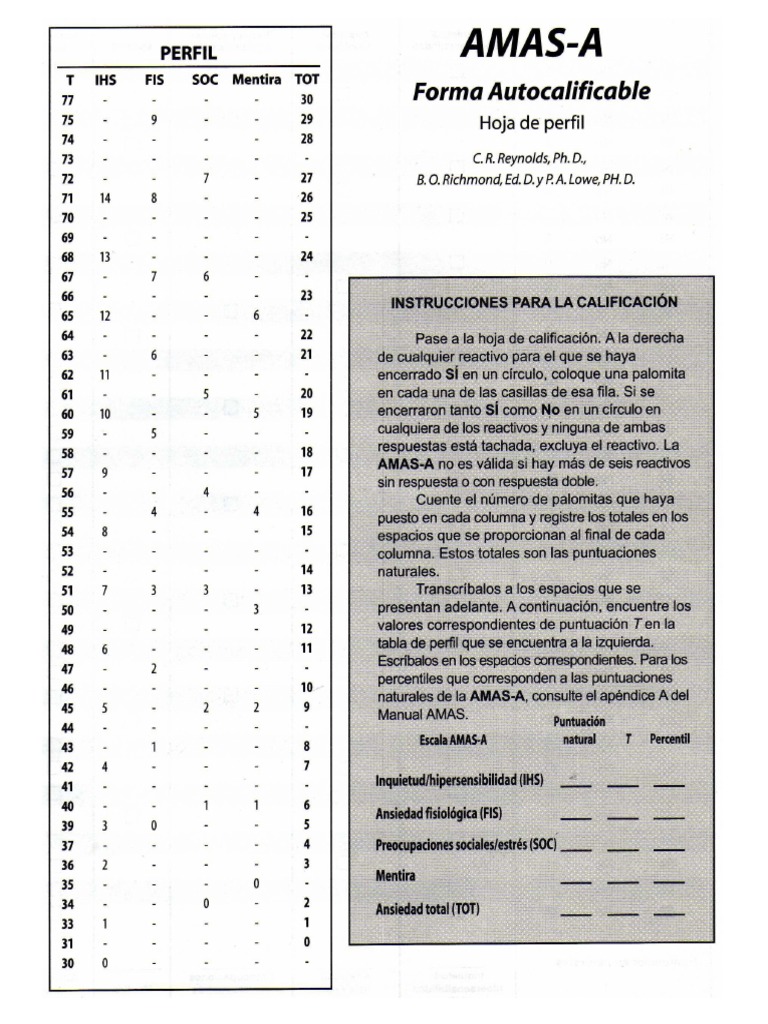 Amas A | PDF