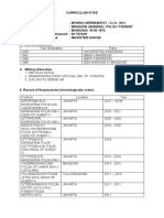 Sample CV