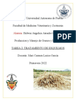 Producción y manejo de esquilmos agrícolas