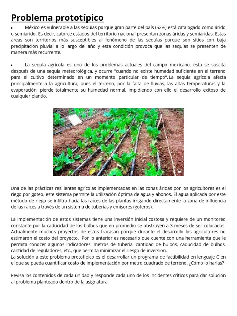 Algoritmos Pdf Sequía Agricultura 